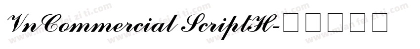 VnCommercial ScriptH字体转换